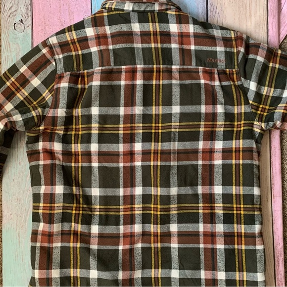 Mens marmot fleece lined long sleeve flannel size xl - Picture 9 of 10